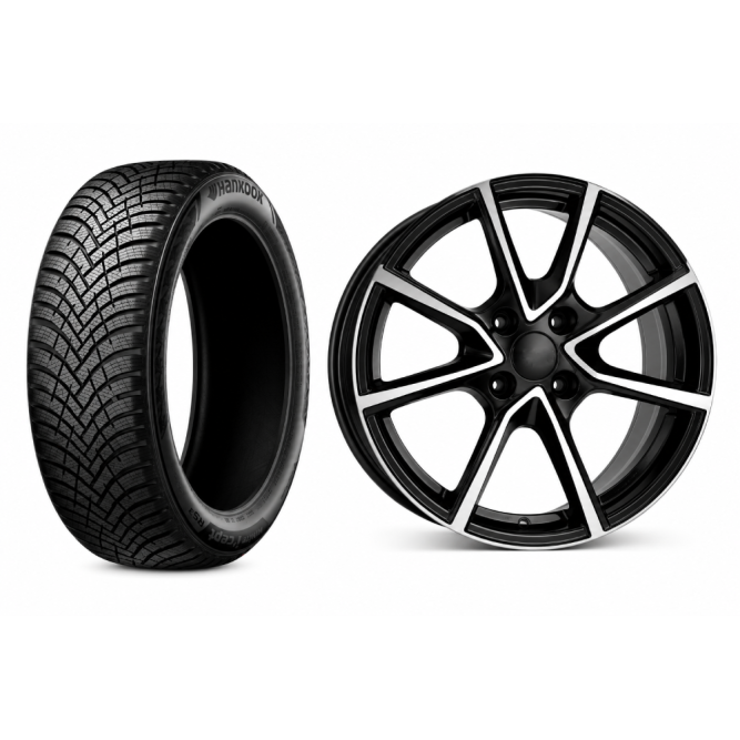 Zimski komplet ALU felgi PLATIN P 95 in guma Hankook Icept RS-3