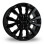 PLATIN 6,5x17 P 86 Črna GLOSSY